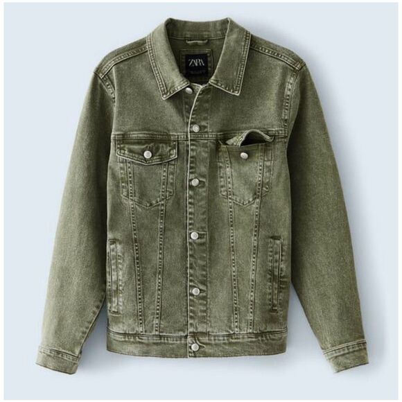 Men’s Zara Distressed Denim Jacket - Picture 7 of 7